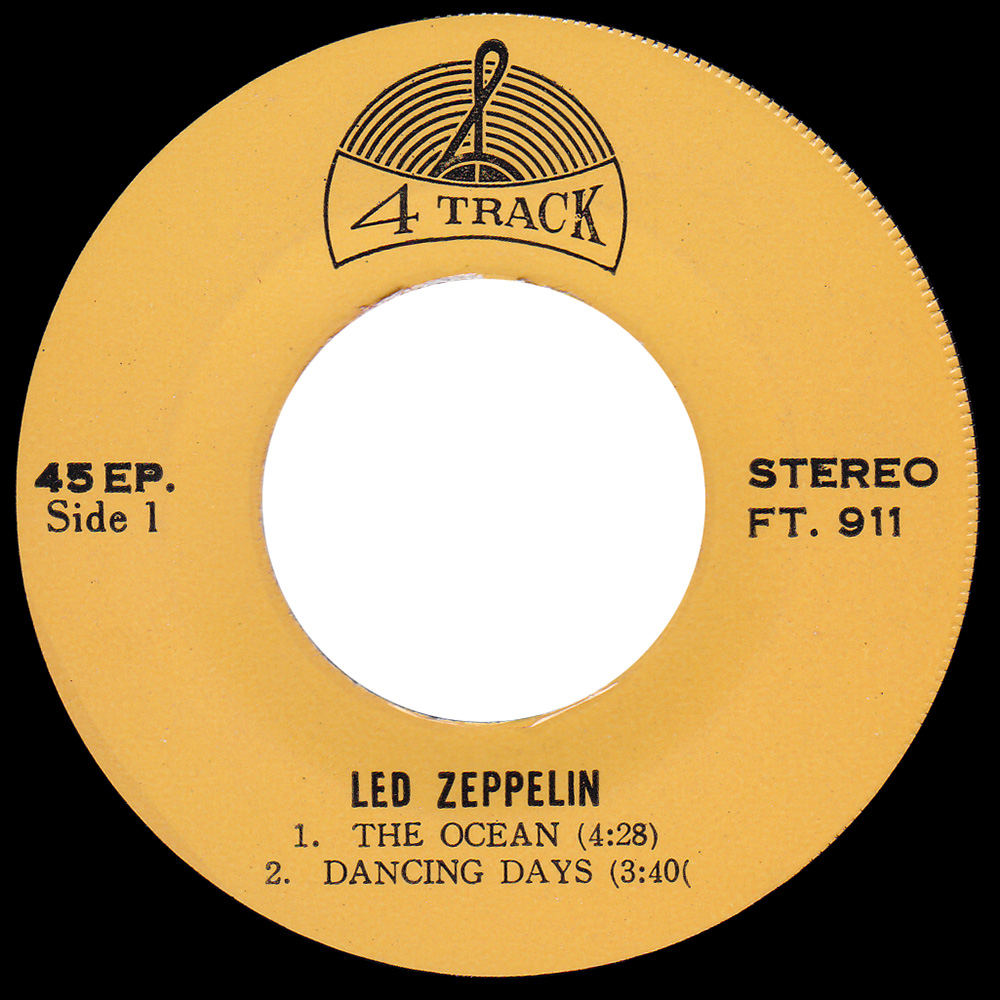 Single <br>Thailand (FT. 911) <br>The Ocean / Dancing Days / TSRTS / The Crunge (#2) - Image 3