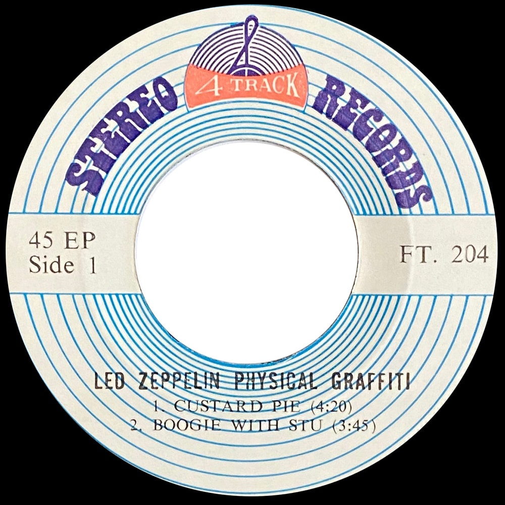 Single <br>Thailand (FT. 204) <br>Boogie With Stu / Custard Pie / Night Flight / Down By The Seaside - Image 3