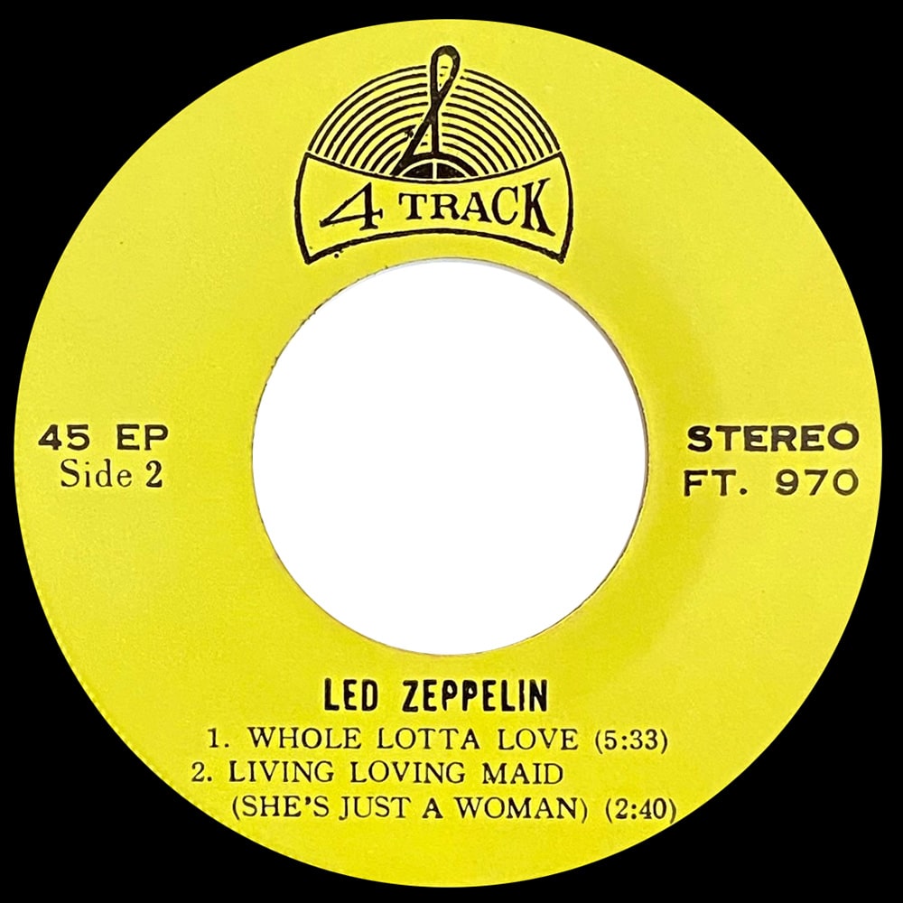 Single <br>Thailand (FT. 970) <br>Black Dog / Rock and Roll / Whole Lotta Love / Living Loving Maid (#2) - Image 4