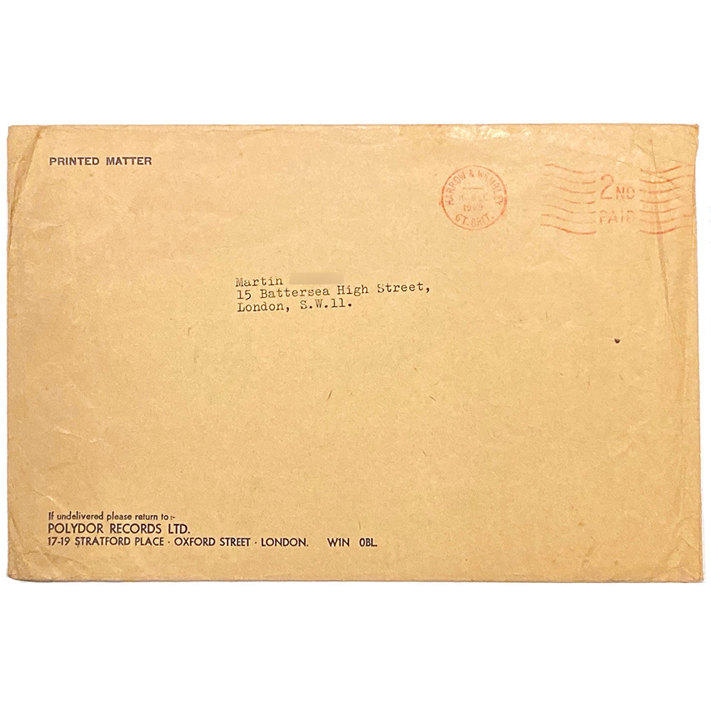 Whole Lotta Love (1969) <br>Polydor Withdrawn Letter (UK) - Image 2