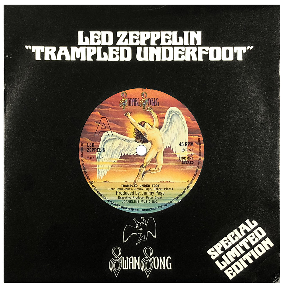 Single <br>United Kingdom (DC-1) <br>Trampled Under Foot / Black Country Woman (promo)