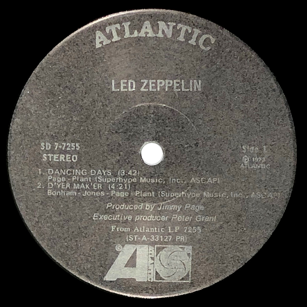 Single <br>USA (LLP213) <br>Dancing Days / D'yer Mak'er / The Song Remains The Same / The Crunge - Image 5