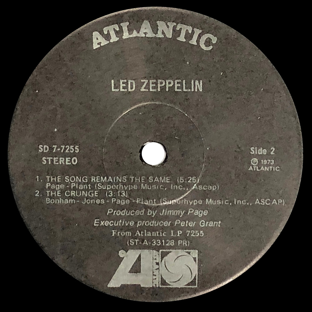 Single <br>USA (LLP213) <br>Dancing Days / D'yer Mak'er / The Song Remains The Same / The Crunge - Image 4