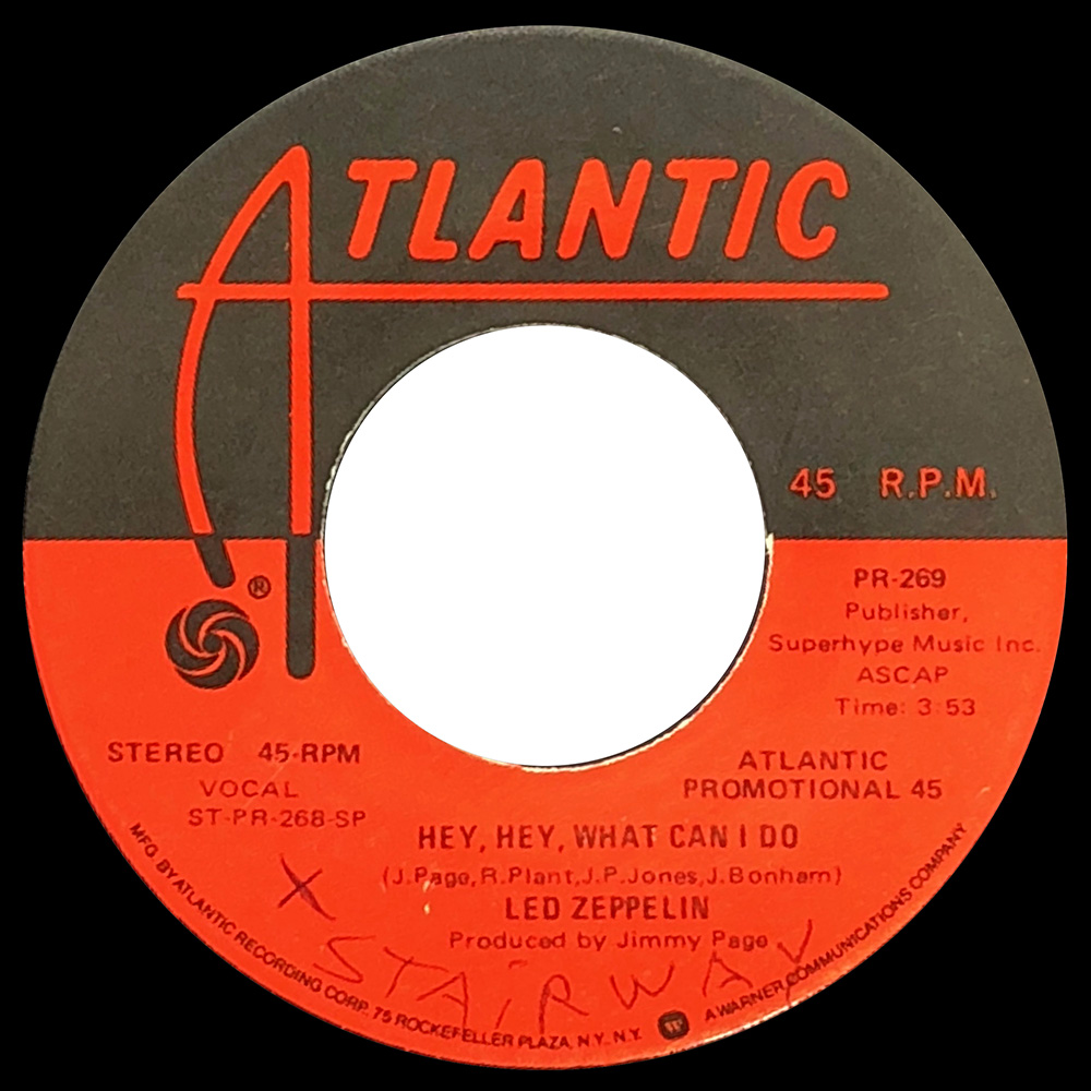 Single <br>USA (PR-269) <br>Stairway To Heaven / Hey, Hey, What Can I Do (Promo #5)