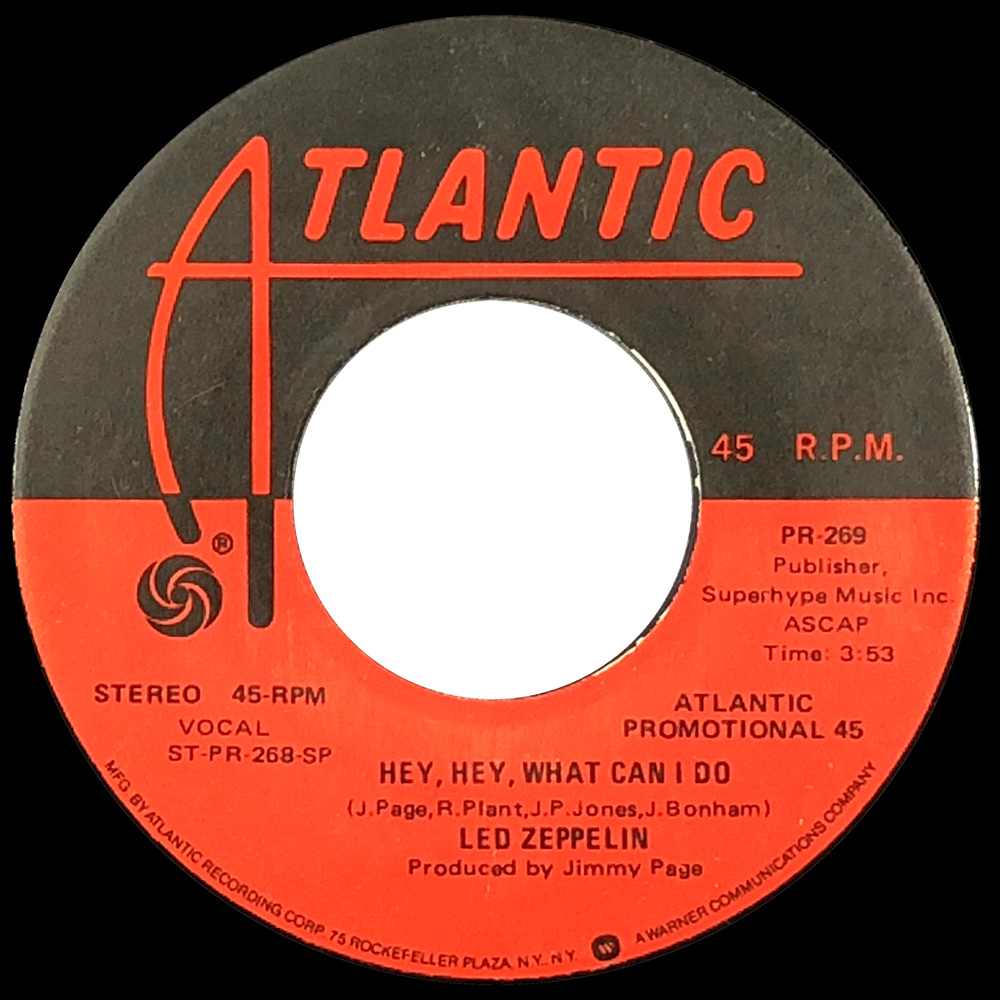 Single <br>USA (PR-269) <br>Stairway To Heaven / Hey, Hey, What Can I Do (Promo #5) - Image 2