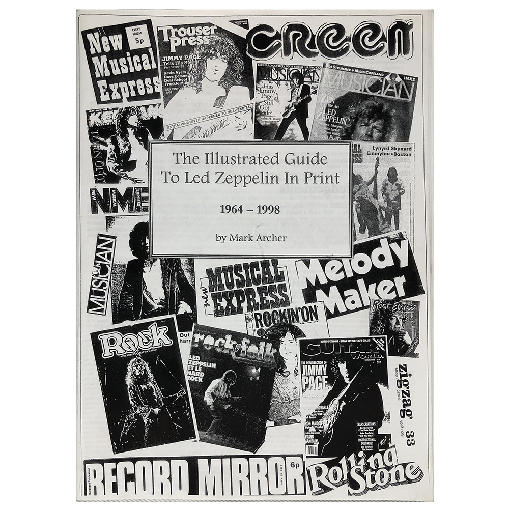Book <br>The Illustrated Guide to Led Zeppelin in Print 1964-1998 (UK)