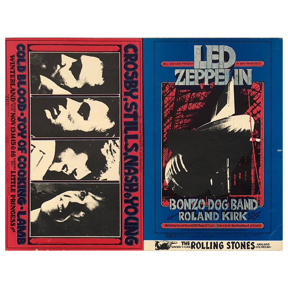 Concert Advertisement <br>1969.11 <br>San Francisco, CA (Mailer)