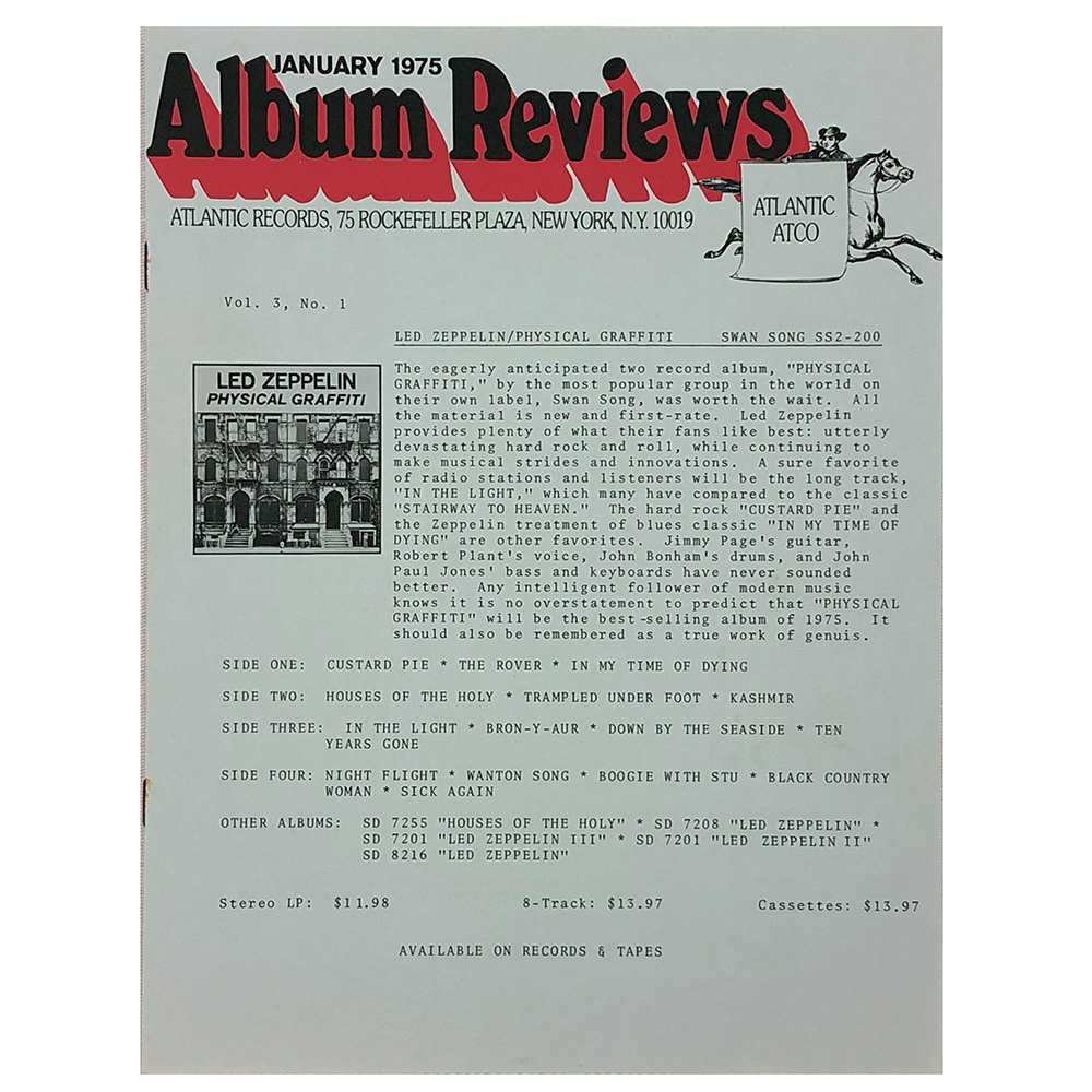 Magazine <br>Album Reviews (1975)