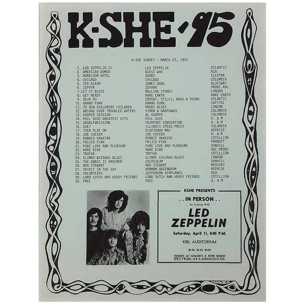Concert Advertisement <br>1970.04.11 <br>St. Louis, MO (Ad) - Image 2