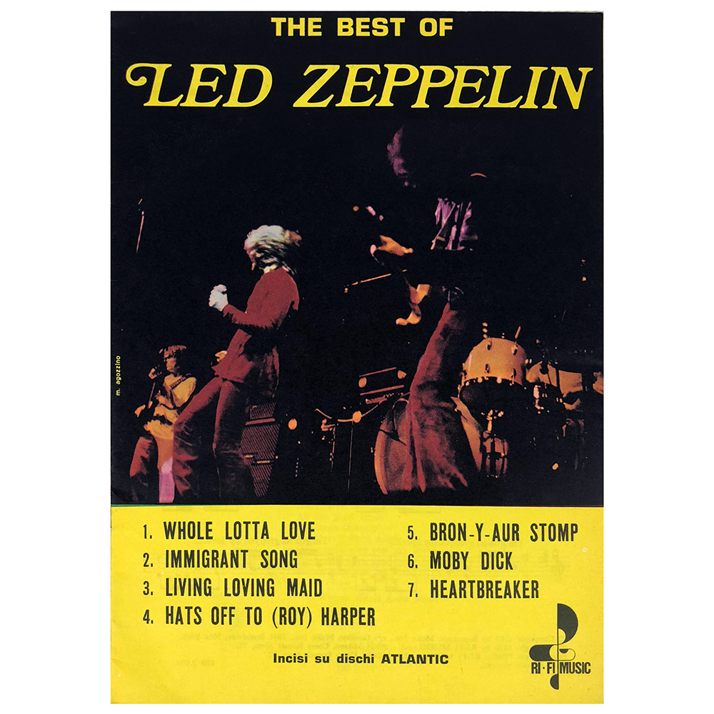 Songbook <br>The Best of Led Zeppelin (Italy)
