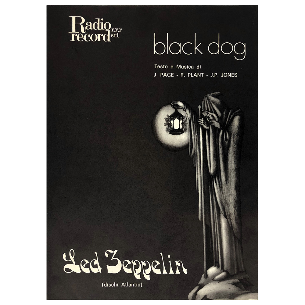 Sheet Music <br>Black Dog (Italy)