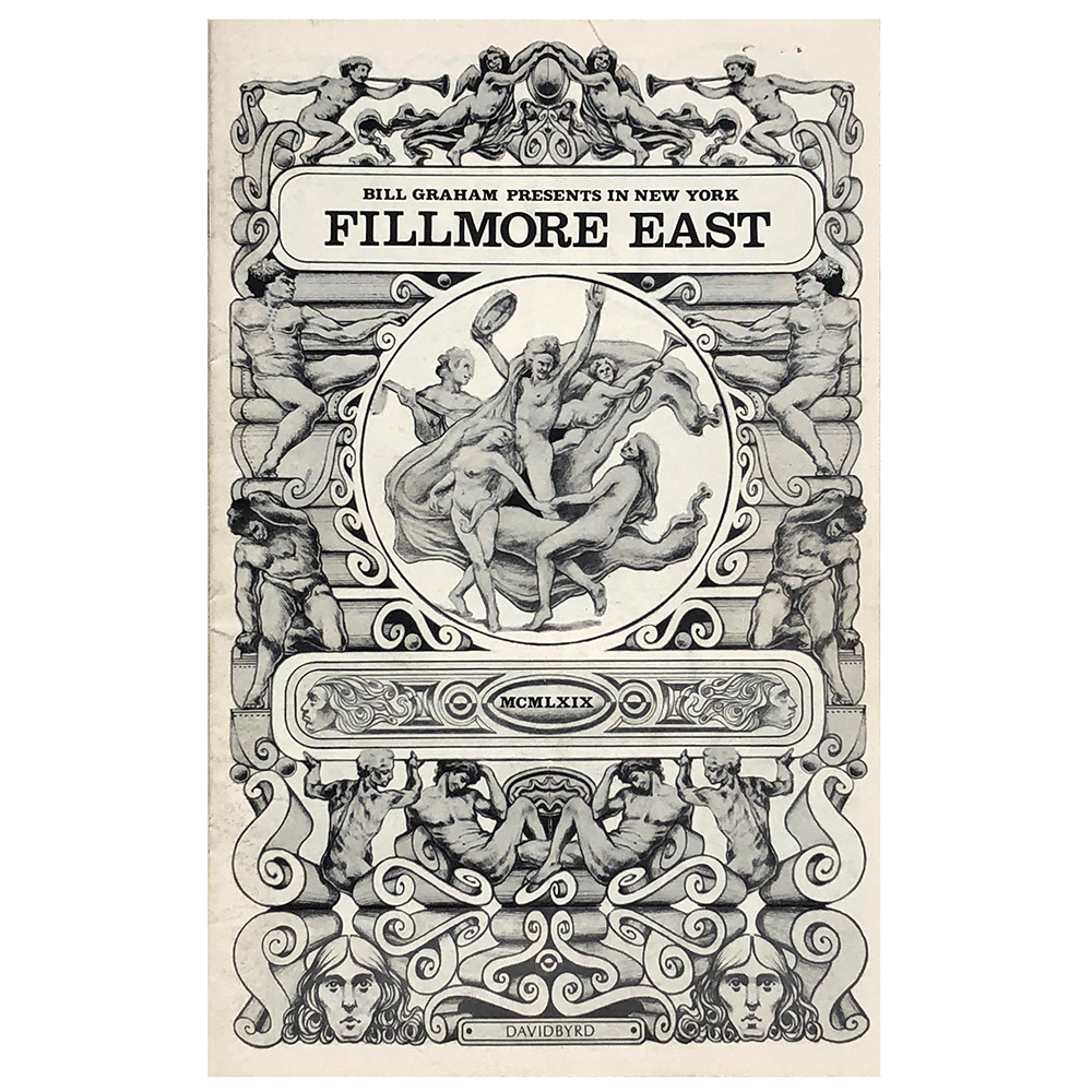 Program <br>1969.01.31 <br>Fillmore East, New York, NY