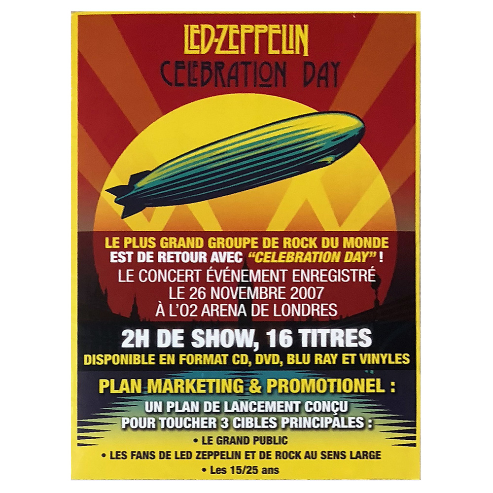 Celebration Day <br>Marketing Brochure (France)