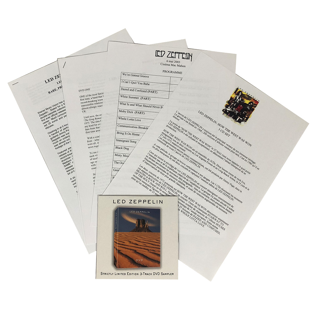 HTWWW/DVD <br>Press Kit (France)