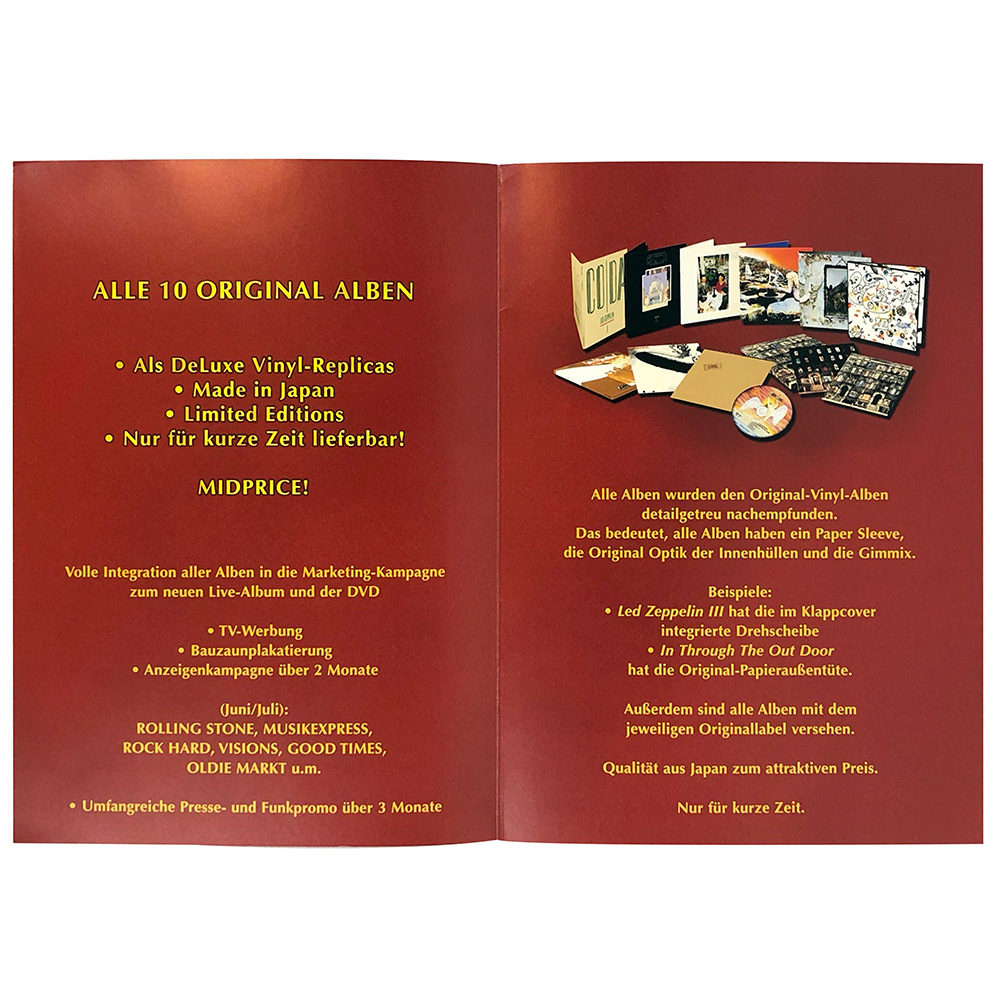 CD, Mini-LP Replicas <br>Marketing Brochure (2003) - Image 2