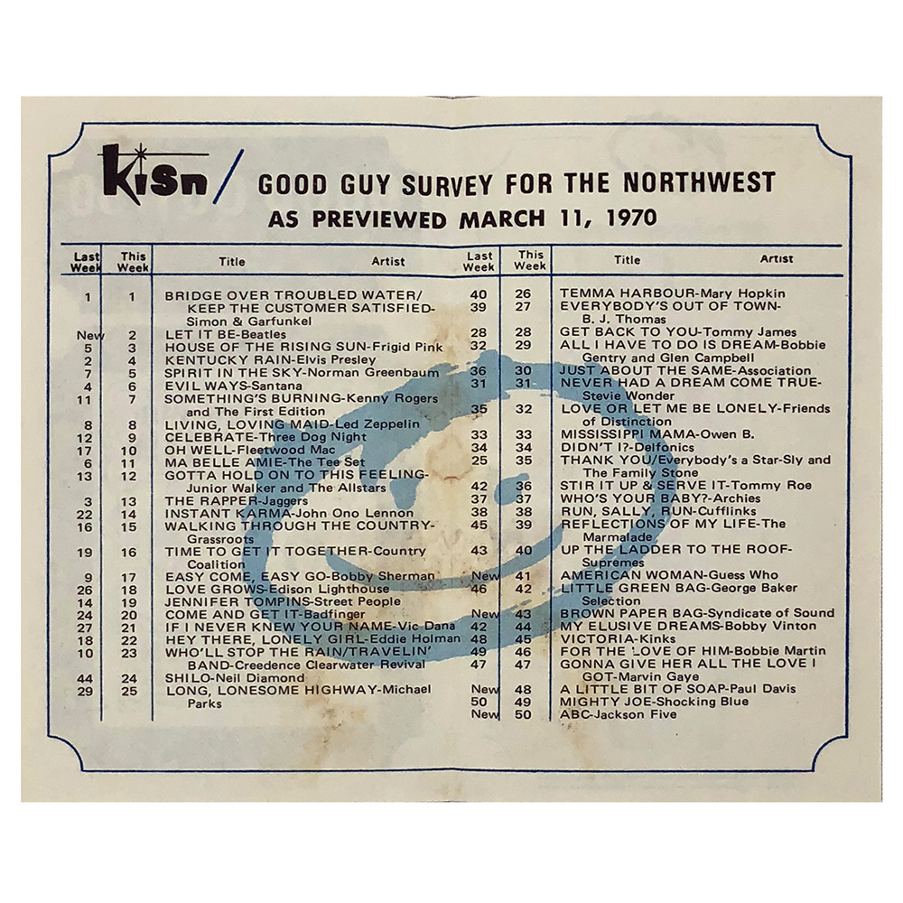 Concert Advertisement <br>1970.03.23 <br>Portland, OR (Ad) - Image 2