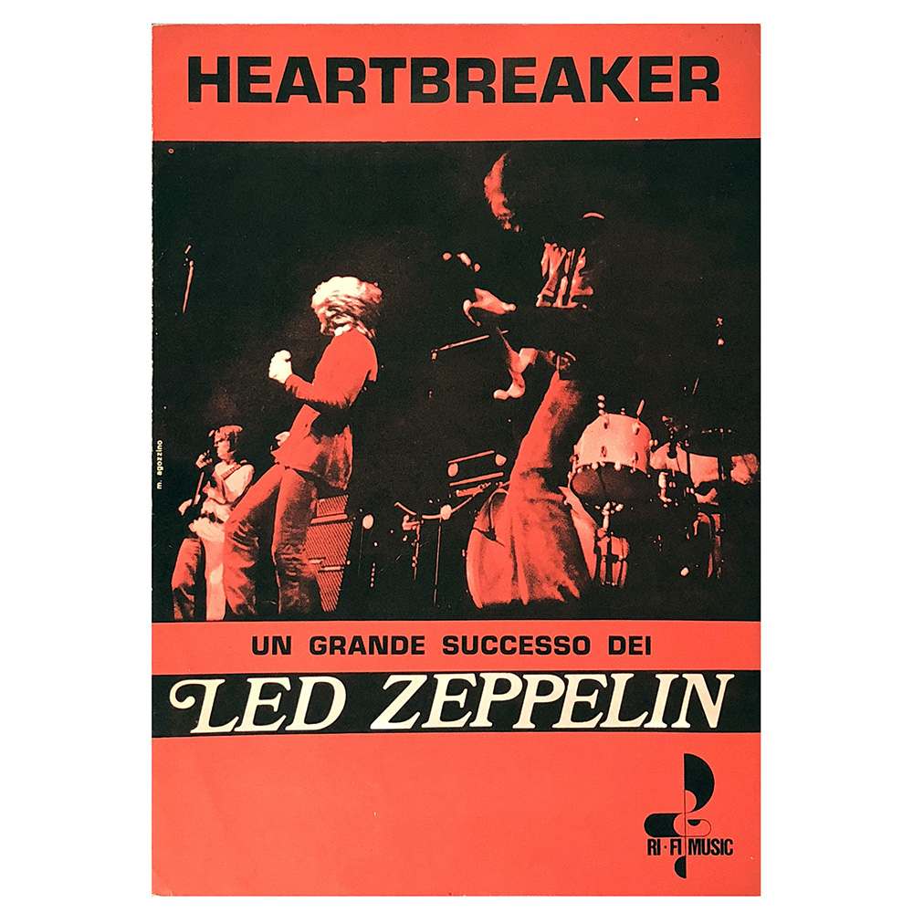 Sheet Music <br>Heartbreaker (Italy)