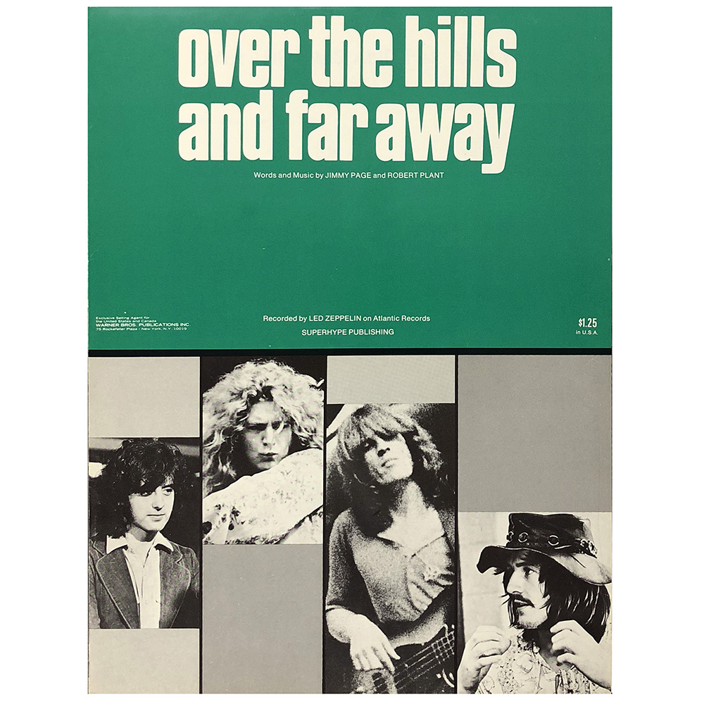 Sheet Music <br>Over The Hills and Far Away (USA)
