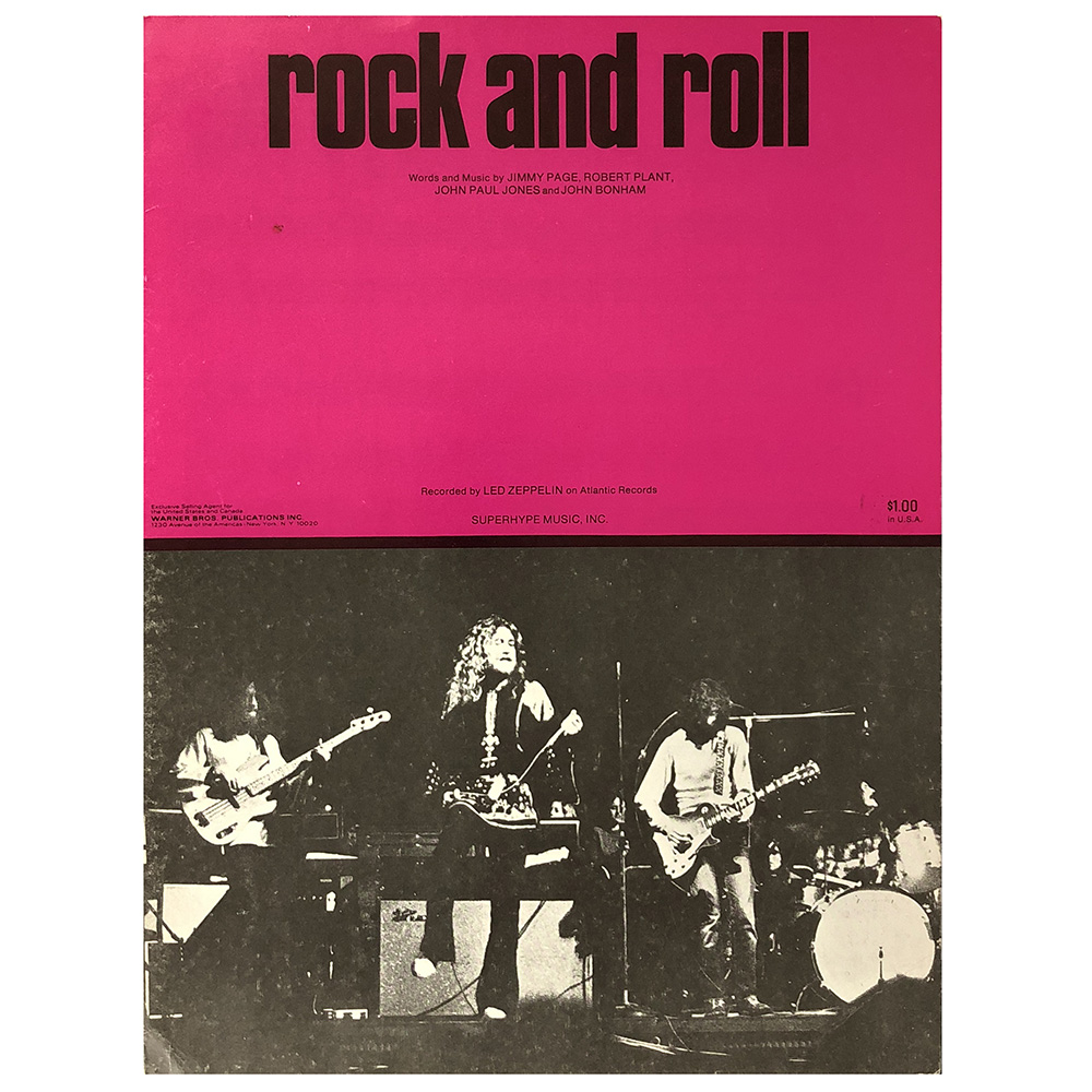 Sheet Music <br>Rock and Roll (USA)