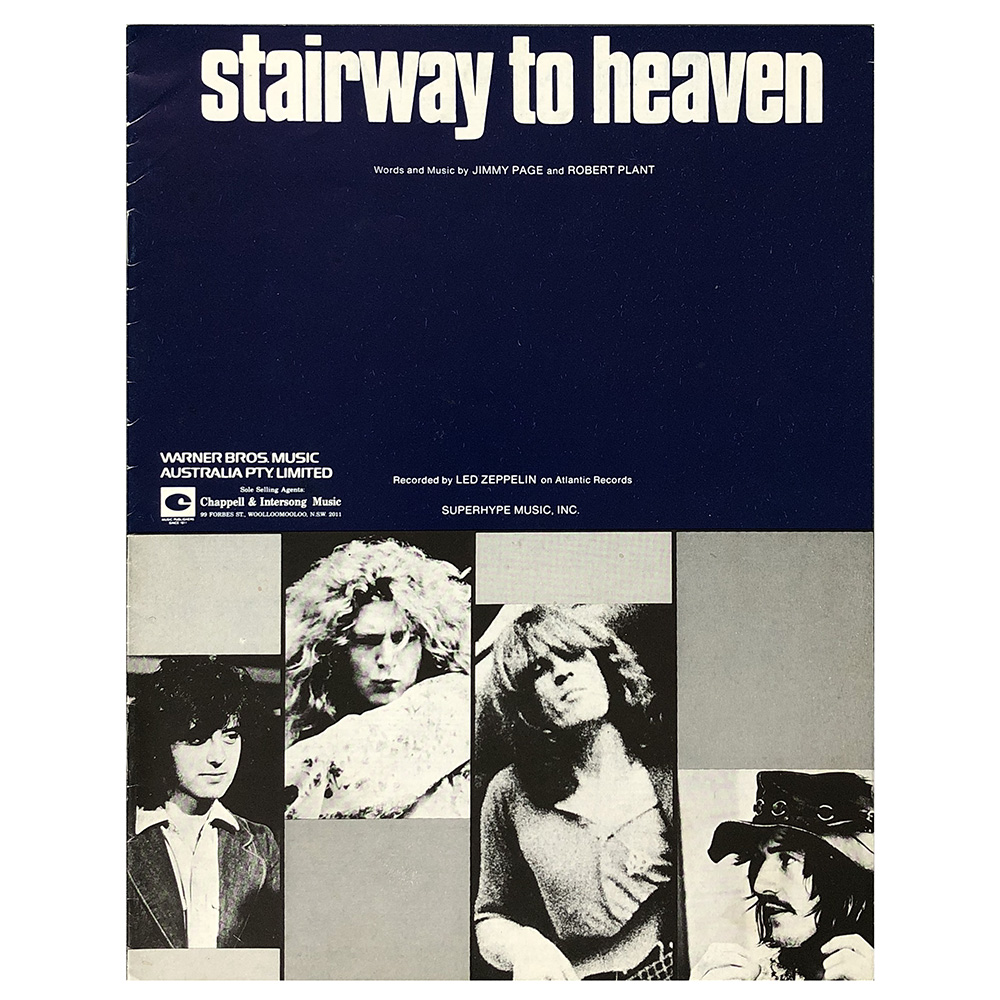 Sheet Music <br>Stairway To Heaven (Australia)