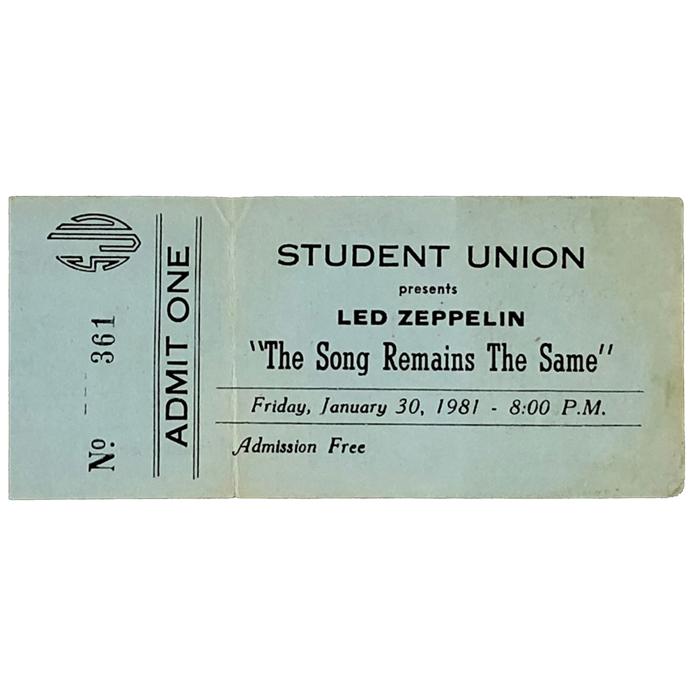 TSRTS (1981) <br>Ticket, Philadelphia (USA)