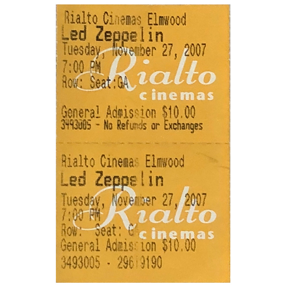 TSRTS (2007) <br>Ticket, Berkeley (USA)