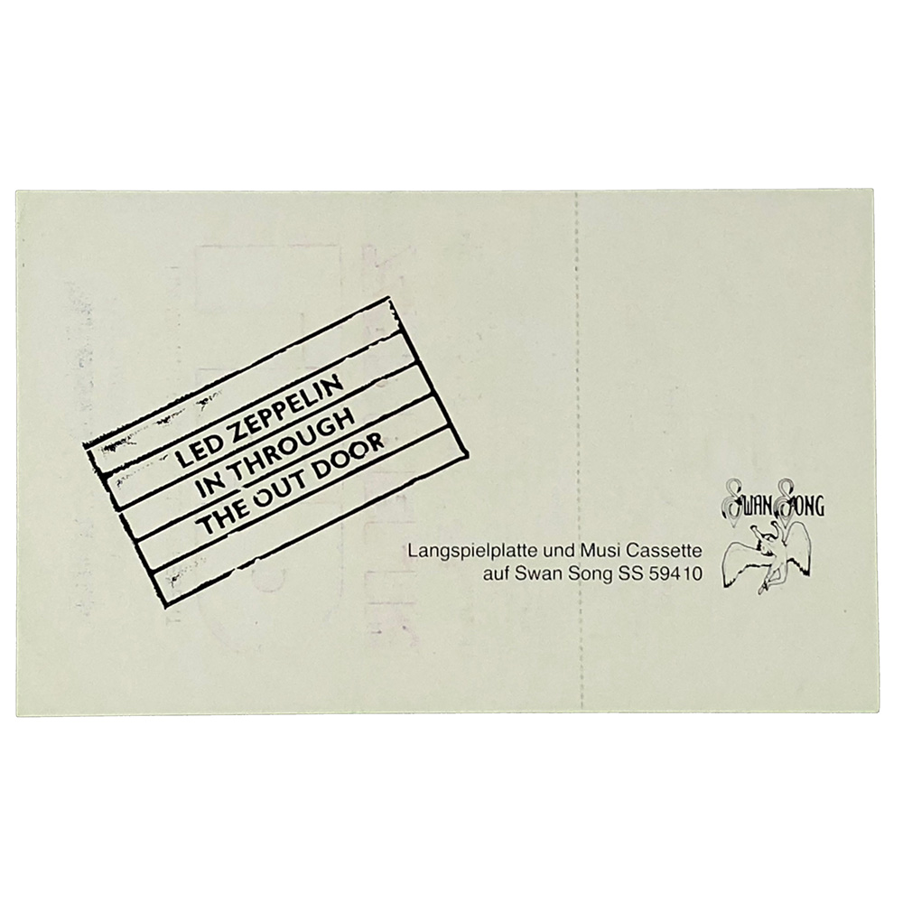Concert Ticket <br>1980.06.17 <br>Dortmund, DE - Image 2