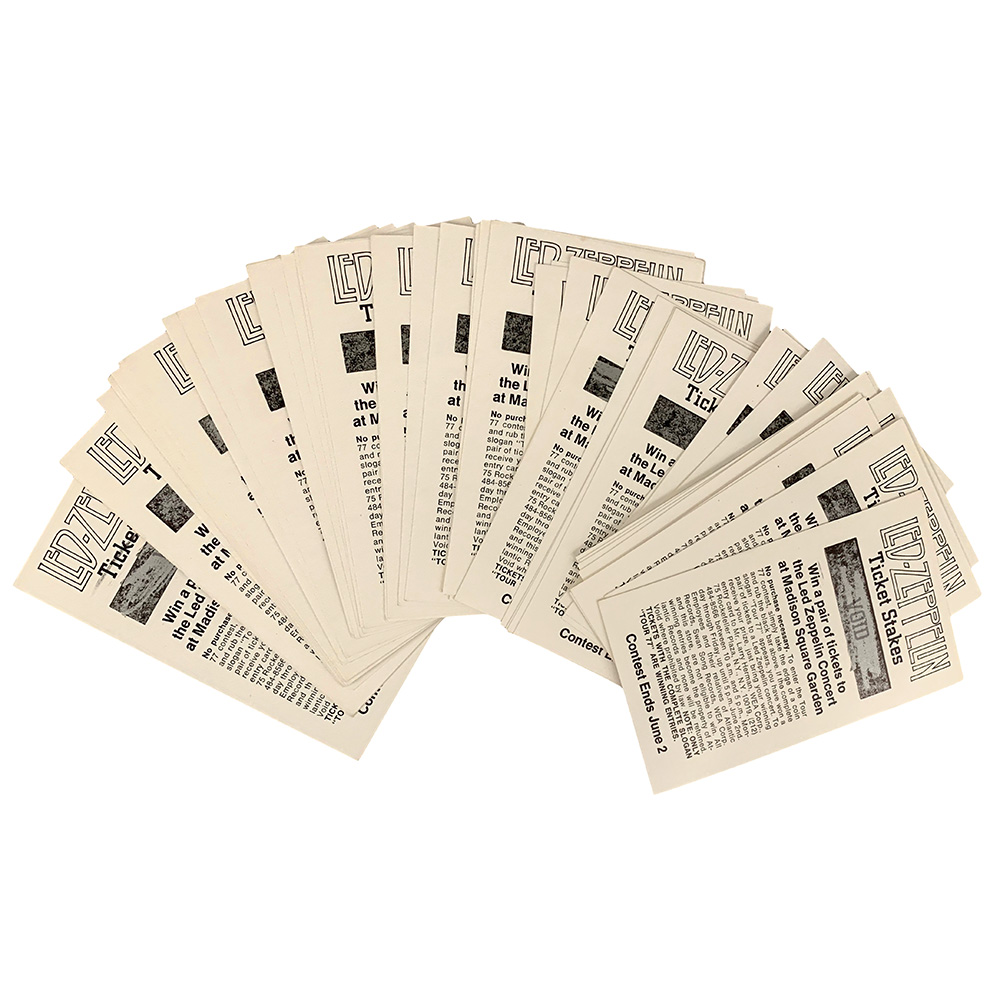 Concert Rarity <br>1977.06 <br>Ticket Sweepstakes, New York, NY - Image 4