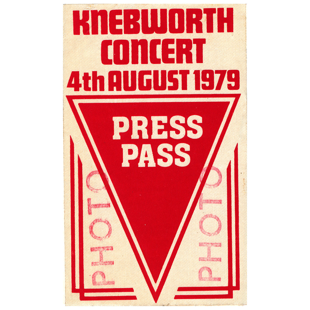 Concert Pass <br>1979.08.04 <br>Knebworth, Photo