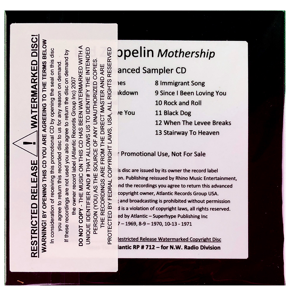 Mothership <br>CD, Advanced Sampler (USA) #2 - Image 4
