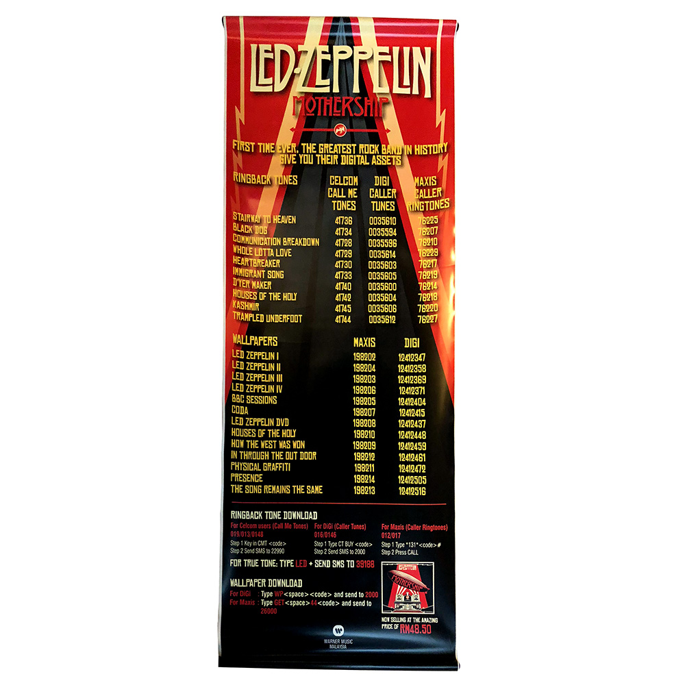 Mothership <br>Display, Banner Ringtones (Malaysia)