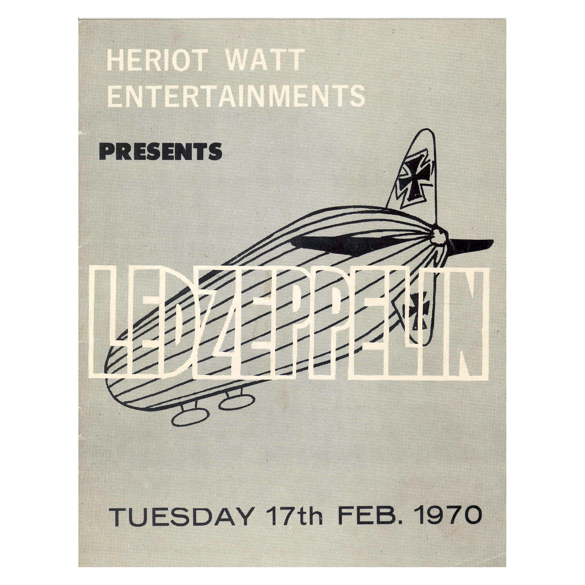 Program <br>1970.02.17 <br>Usher Hall, Edinburgh, Scotland