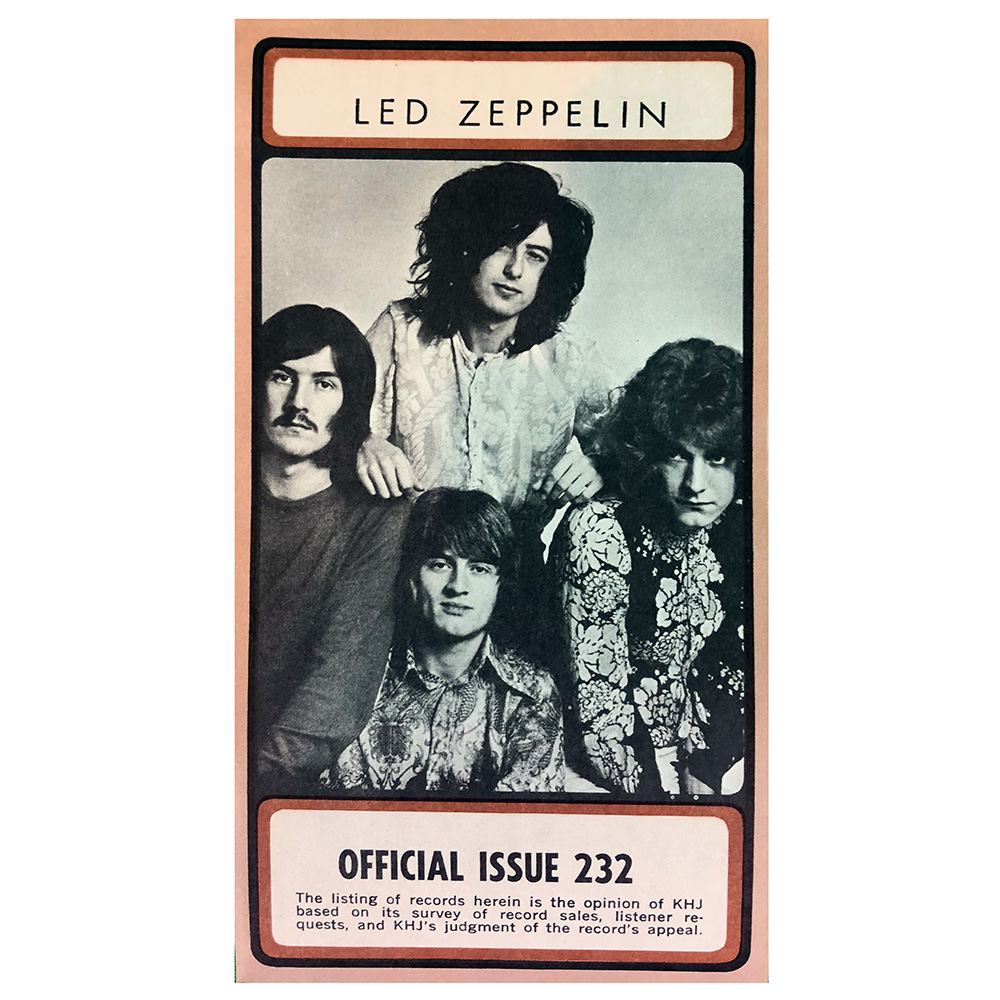 Radio Survey (1969) <br>KHJ, Los Angeles (USA)