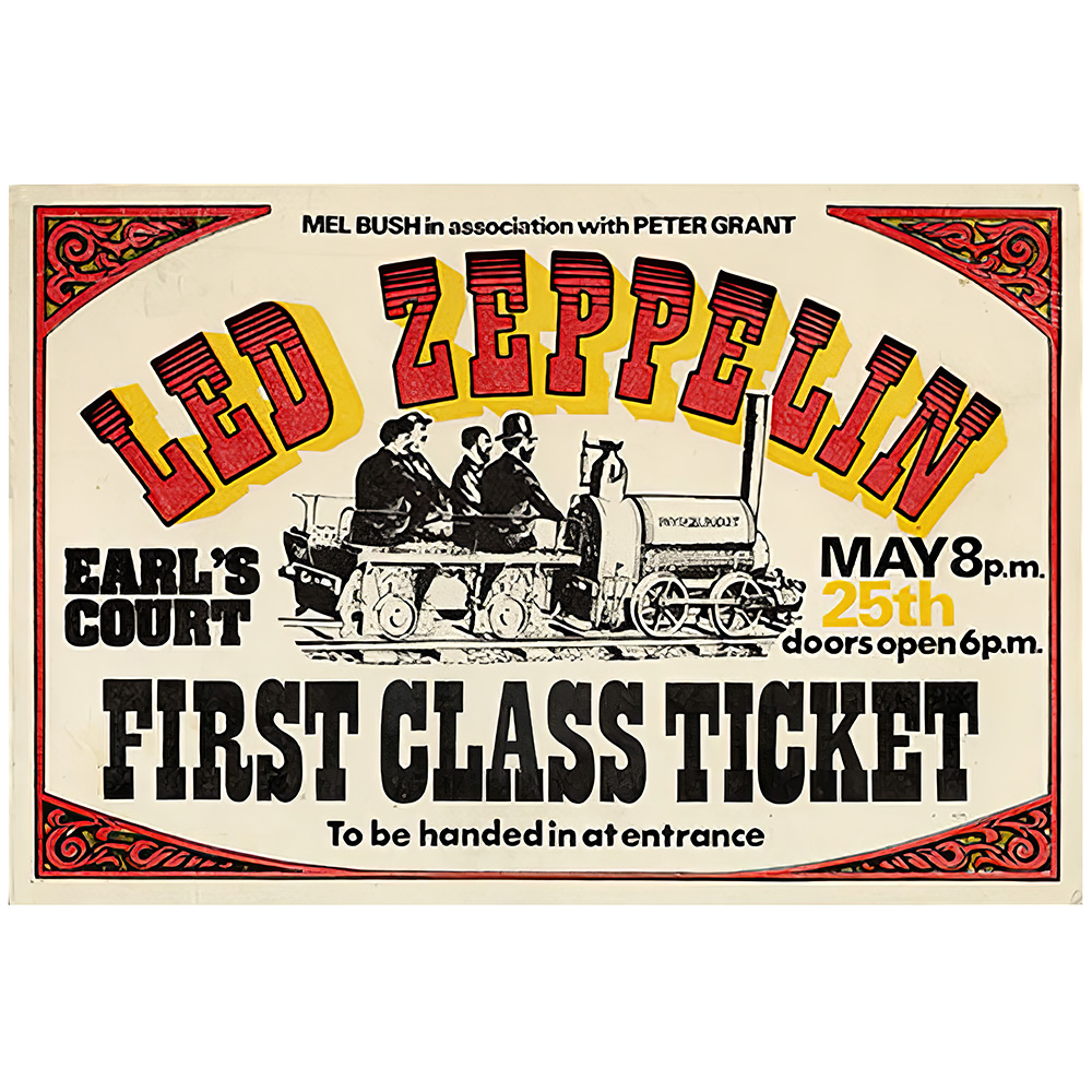 Concert Pass <br>1975.05.25 <br>Earls Court