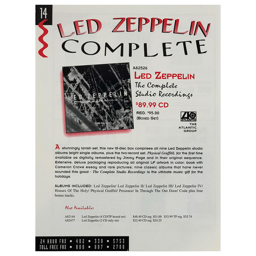 The Complete Studio Recordings <br>Flyer (1993)