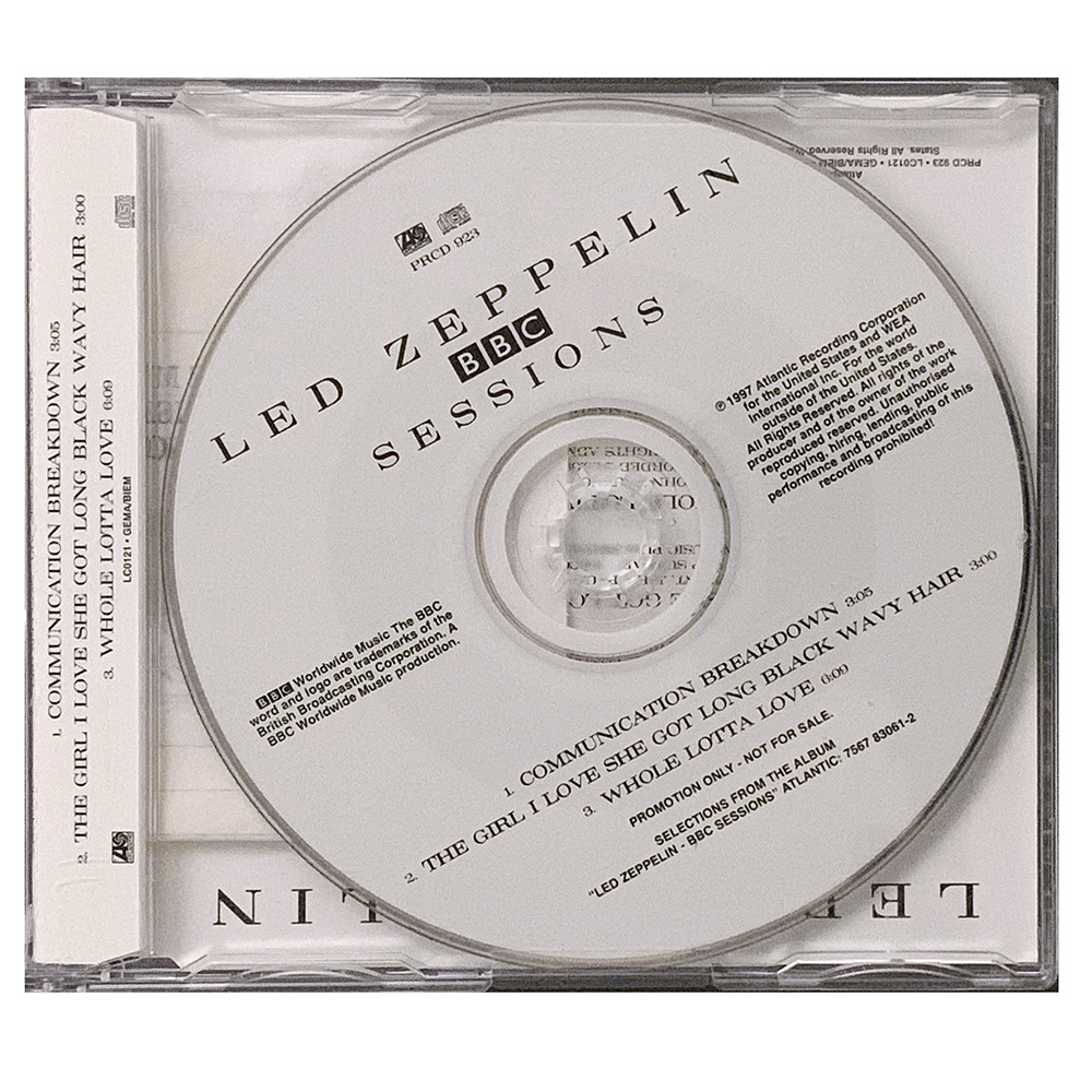 BBC Sessions <br>CD, 3-Track Promo (USA) - Image 2