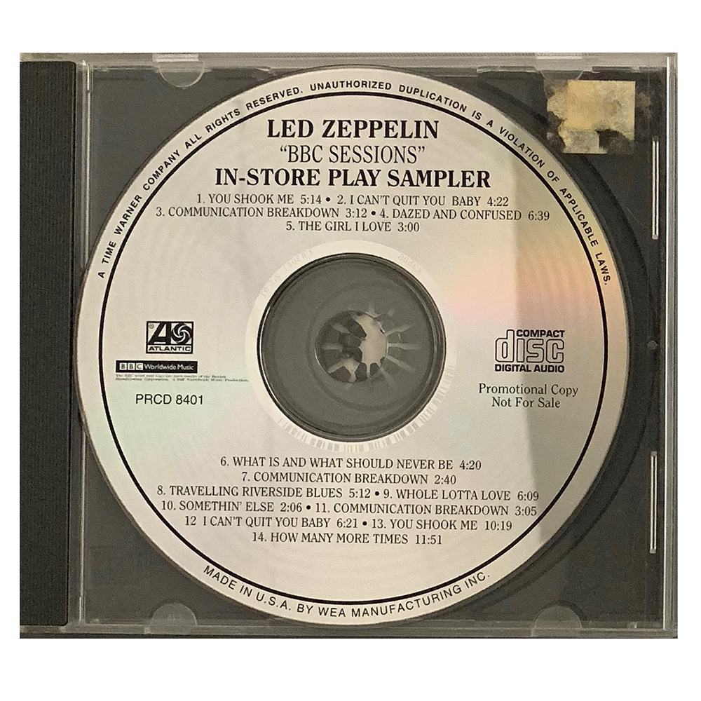 BBC Sessions <br>CD, In-Store Play Sampler (USA)