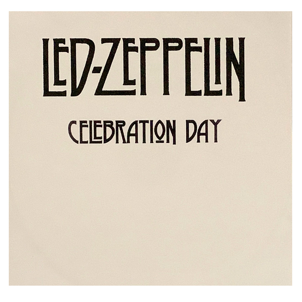 Celebration Day <br>CD, Promotional (UK)