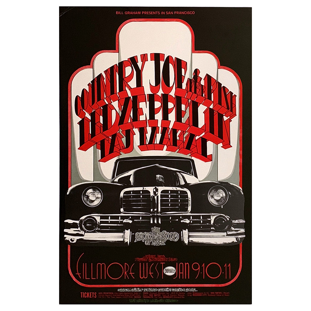 Concert Advertisement <br>1969.01 <br>San Francisco, CA (Poster)