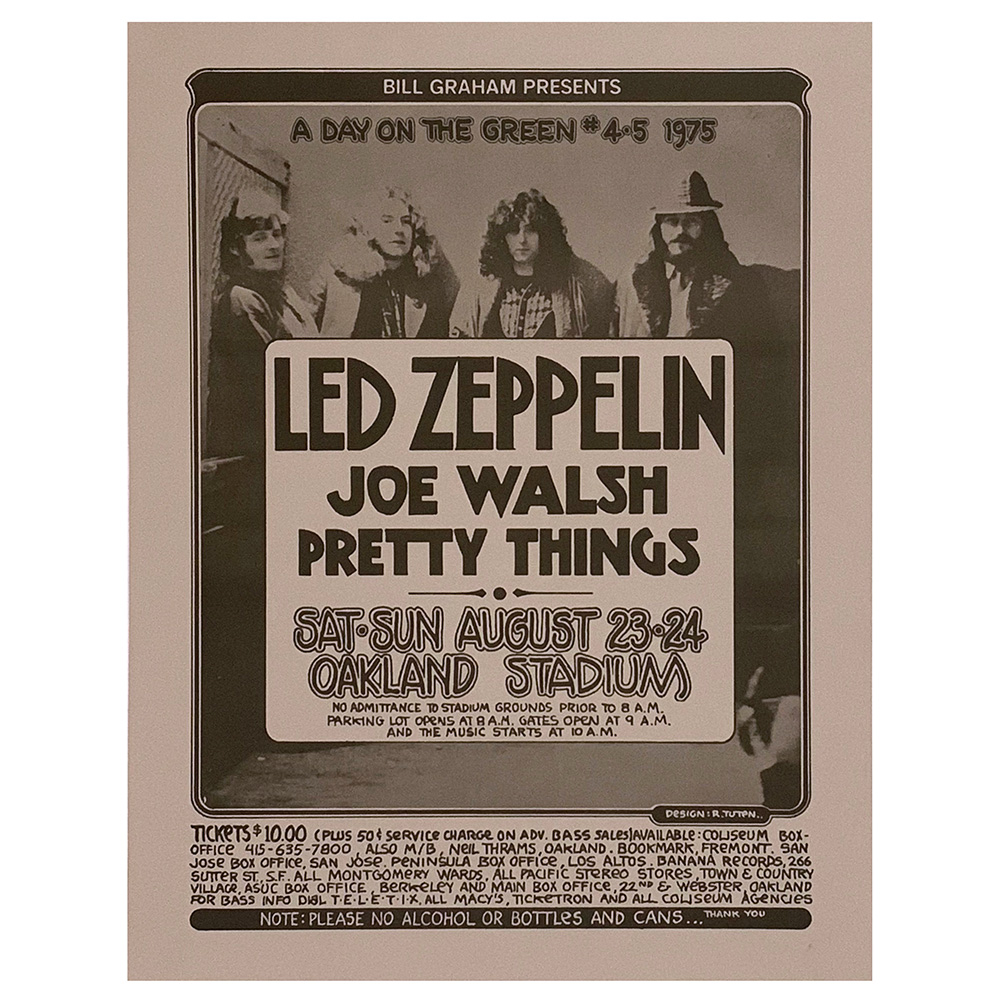 Concert Advertisement <br>1975.08.23 <br>Oakland, CA (poster)
