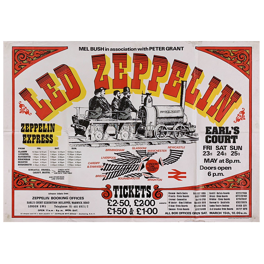 Concert Advertisement <br>1975.05 <br>London, UK (poster)