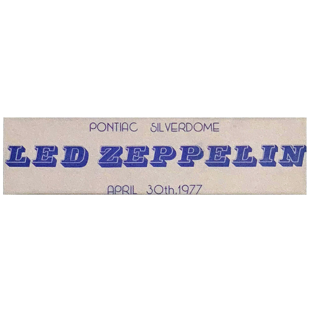 Concert Rarity <br>1977.04.30 <br>Pontiac, Sticker