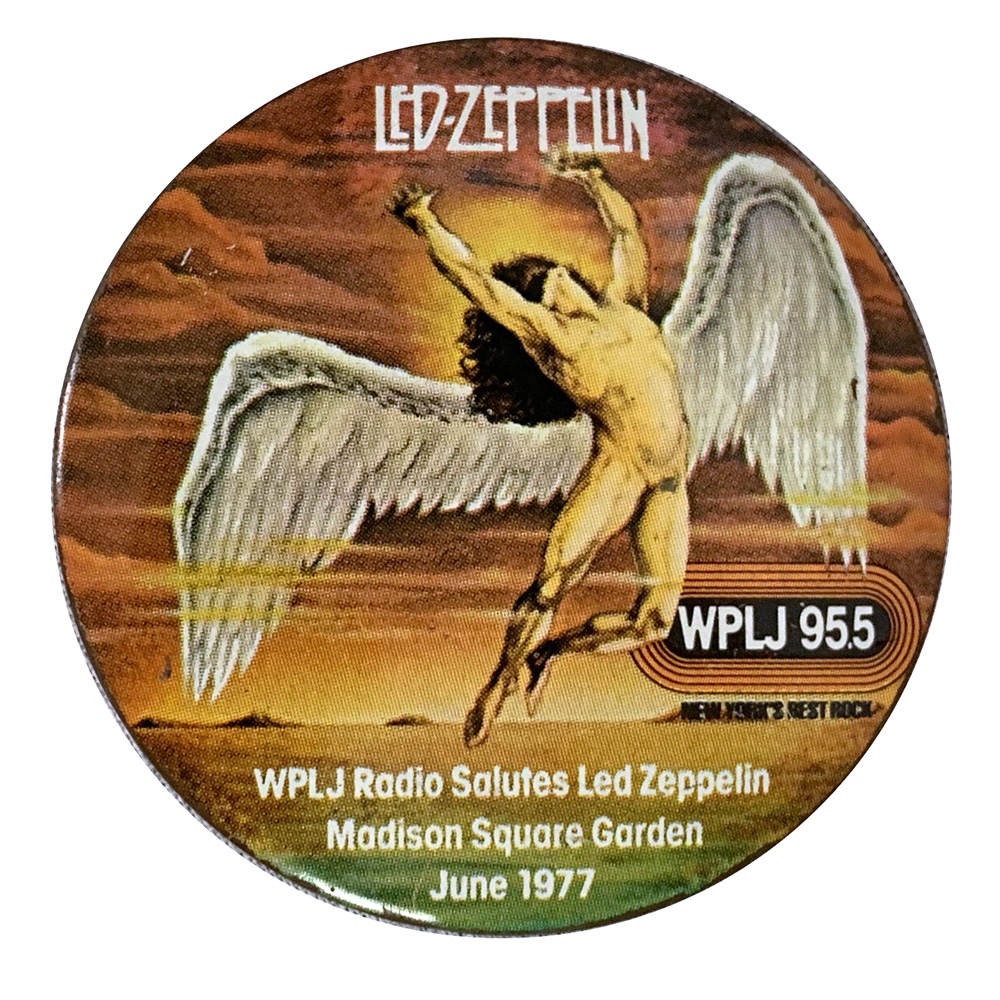 Concert Rarity <br>1977.06 <br>New York, Radio Station Pin