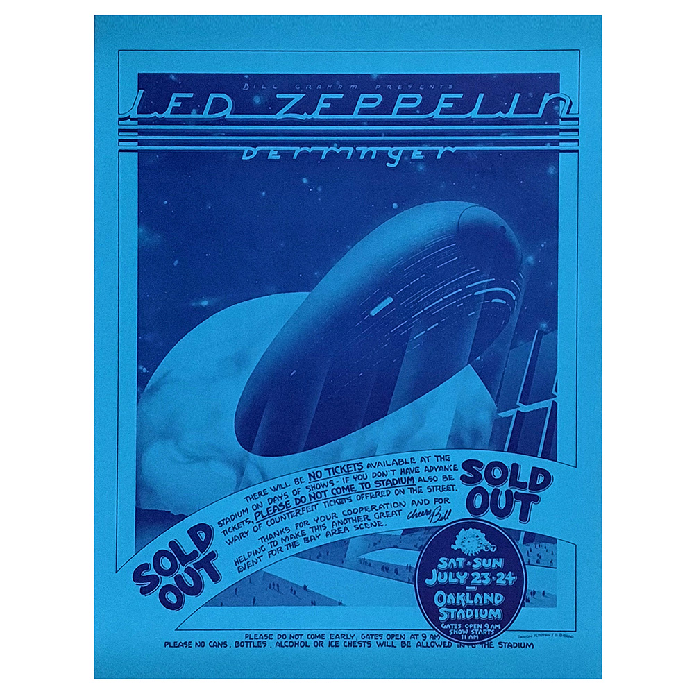 Concert Advertisement <br>1977.07.23 <br>Oakland, CA <br>(Poster)