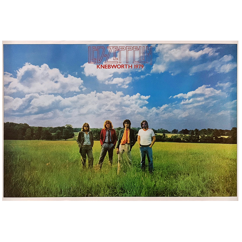 Concert Rarity <br>1979.08.04 <br>Knebworth, Poster
