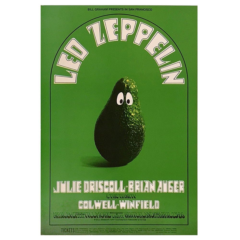 Concert Advertisement <br>1969.04 <br>San Francisco, CA (Poster)