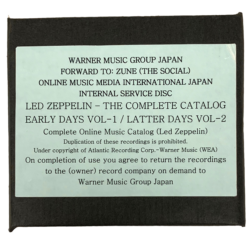 Early Days/Latter Days <br>CD, Zune Online Service (Japan)