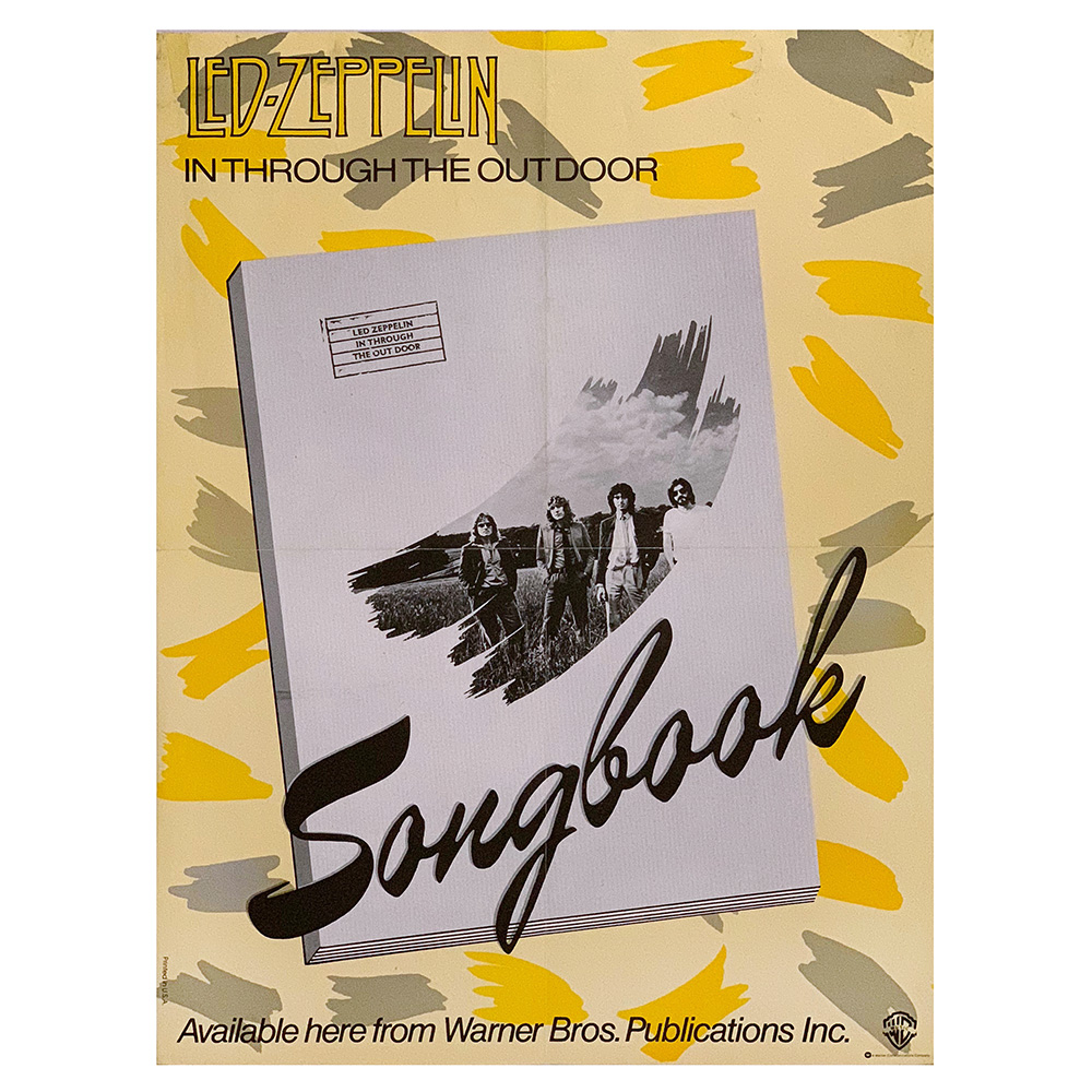 In Through the Out Door (1979) <br>Poster, Songbook (USA)