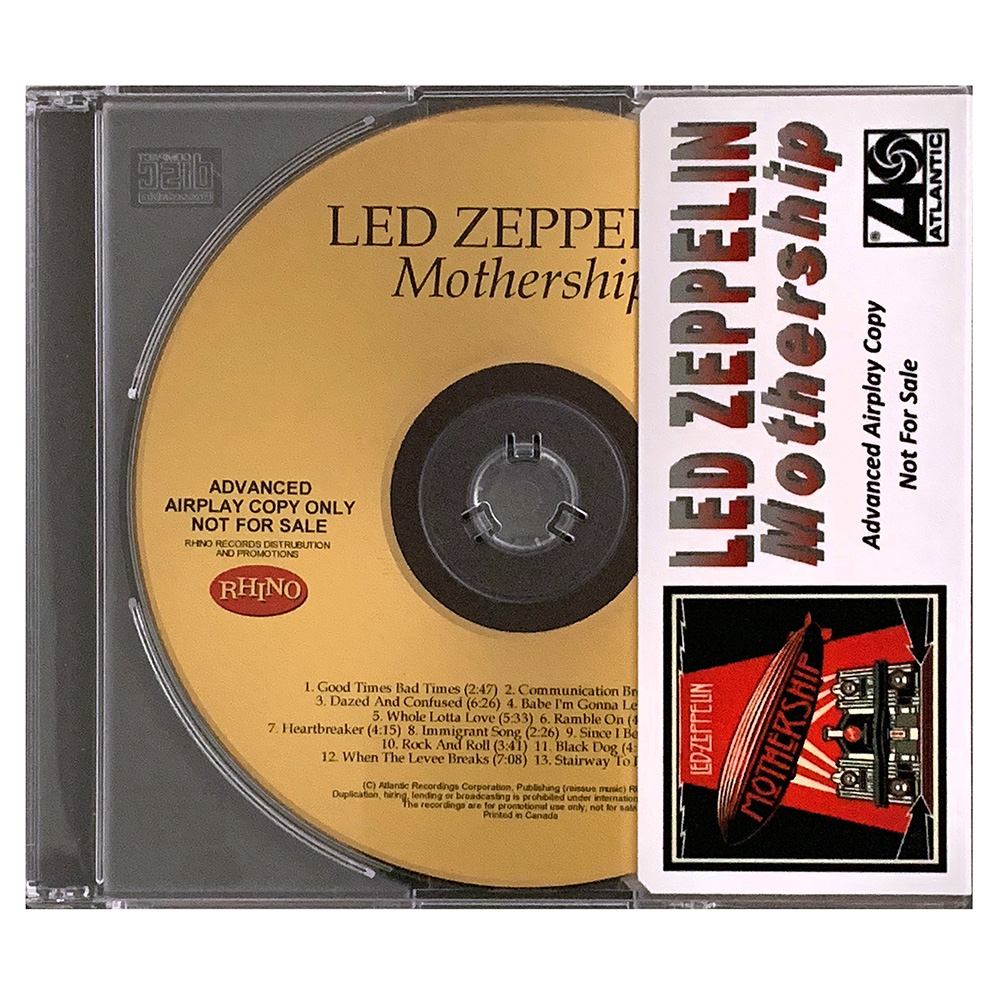 Mothership <br>CD, Advanced Airplay (Canada)