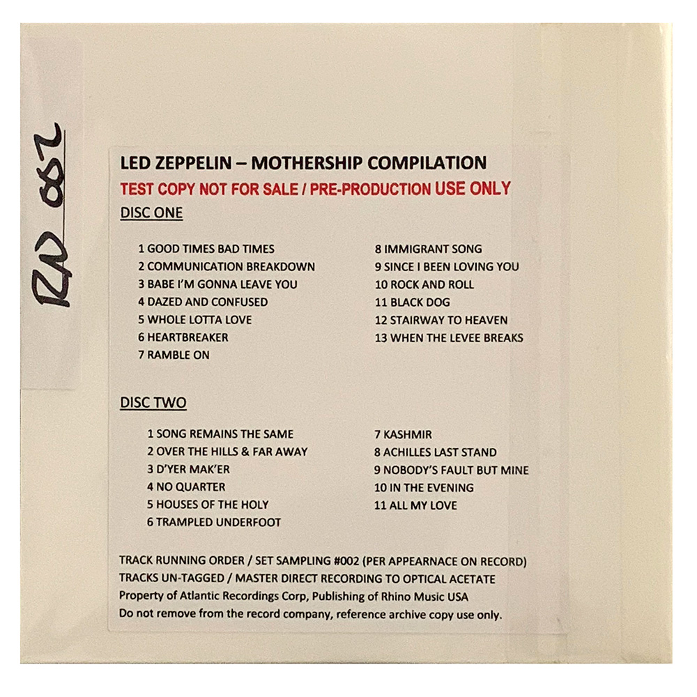 Mothership <br>CD, Pre-Production Reference (USA) - Image 2